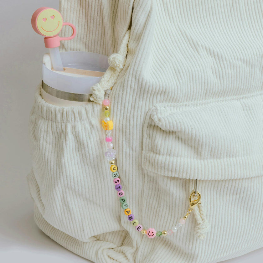 JMBM Kids Unstoppable Clip On Beaded Word Bag Chain