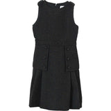 Daphne dress (ivory with gold metallic thread)