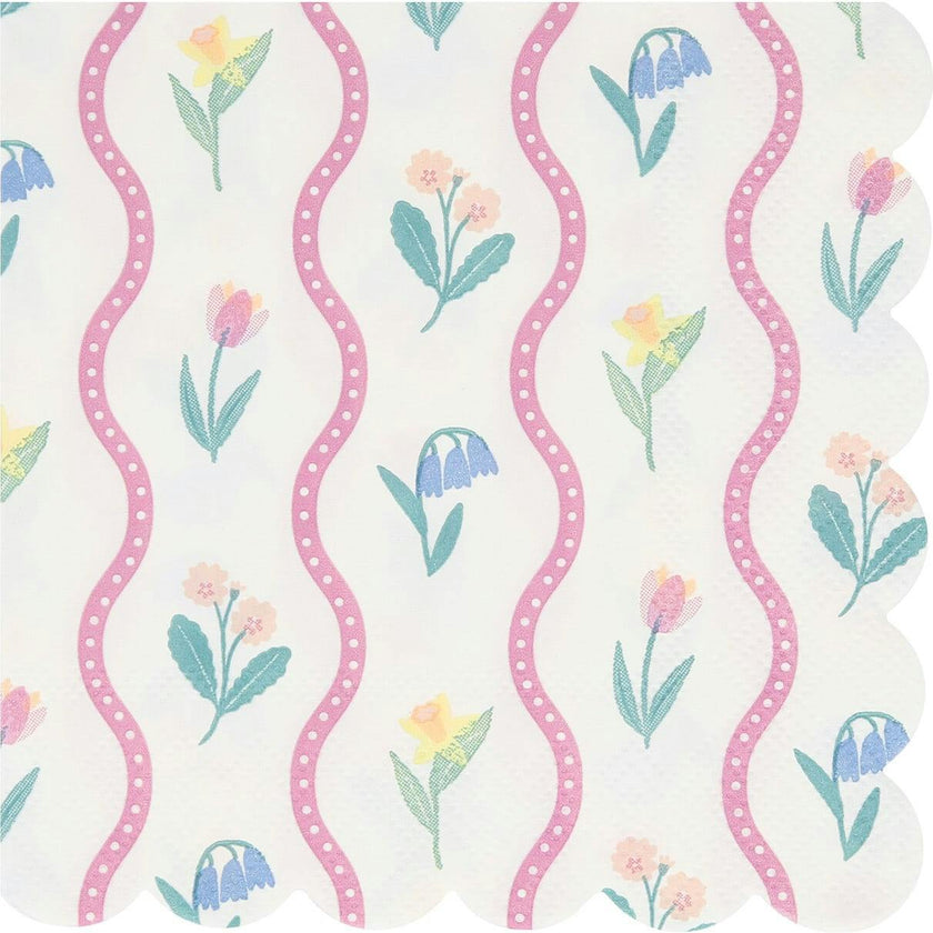 Bloomsbury Floral Pattern Small Napkins