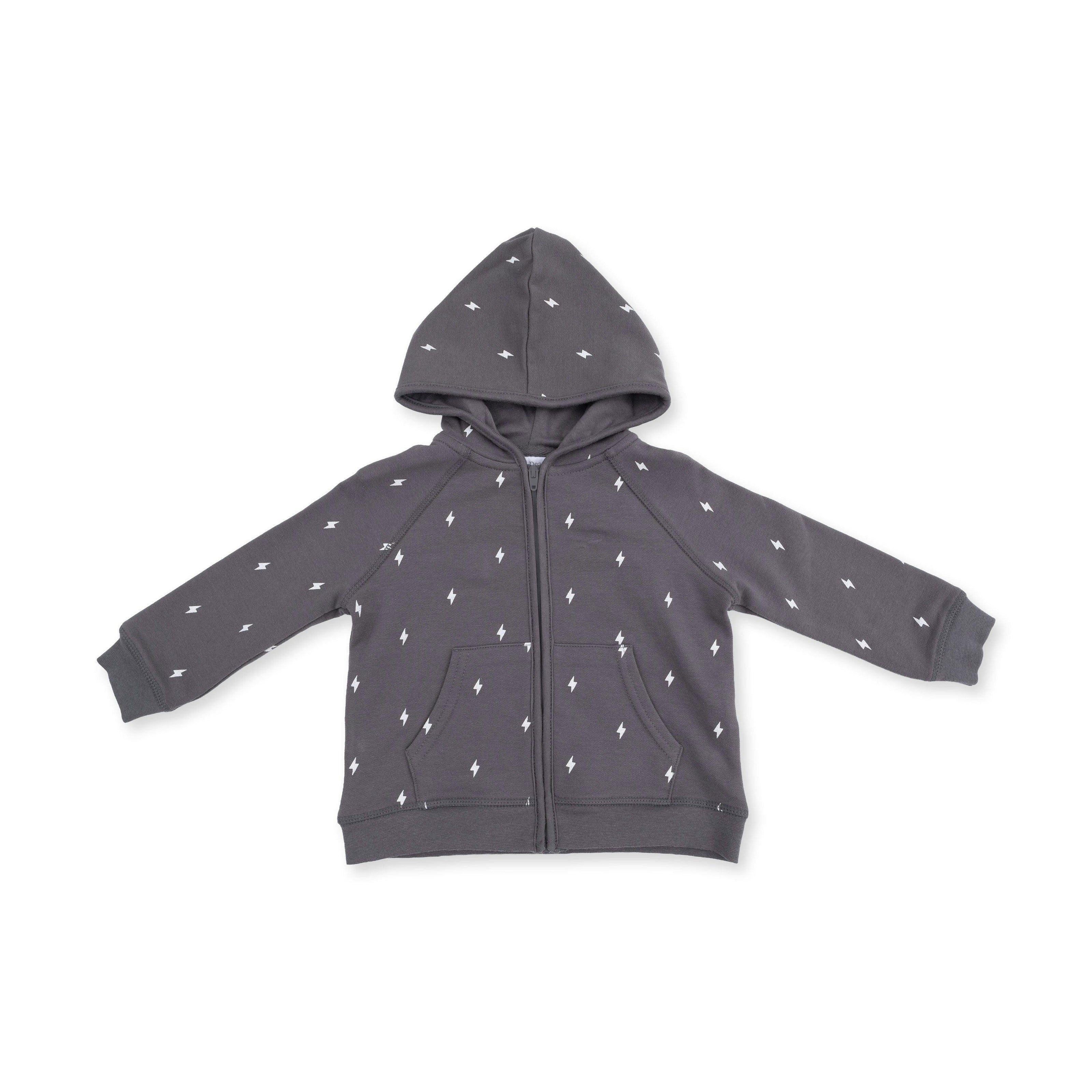 Lightning Bolt French Terry - Zip Hoodie