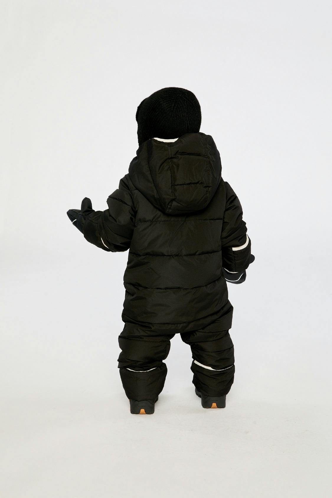 Baby Cloud One Piece Snowsuit Adapted For Car Seats Black