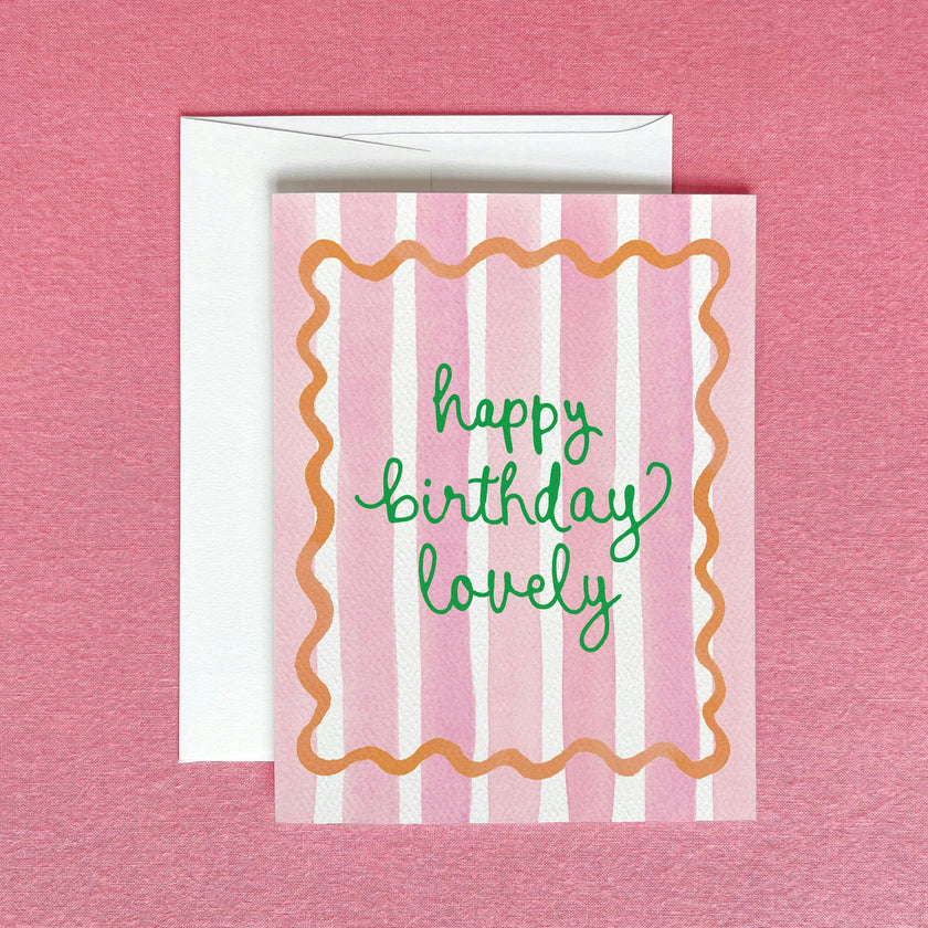 Happy Birthday Lovely Greeting Card