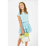 Drew Dress Aqua Floral