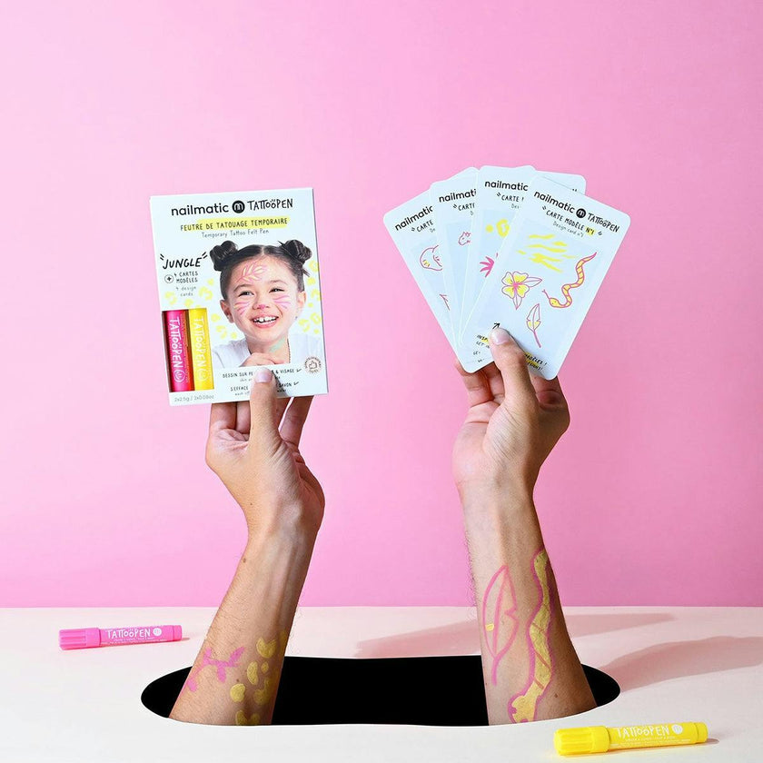 Tattoo Pen Set for Kids JUNGLE