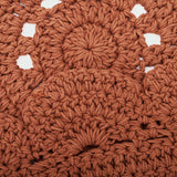 Alma Hand-Crocheted Scalloped Round Rug