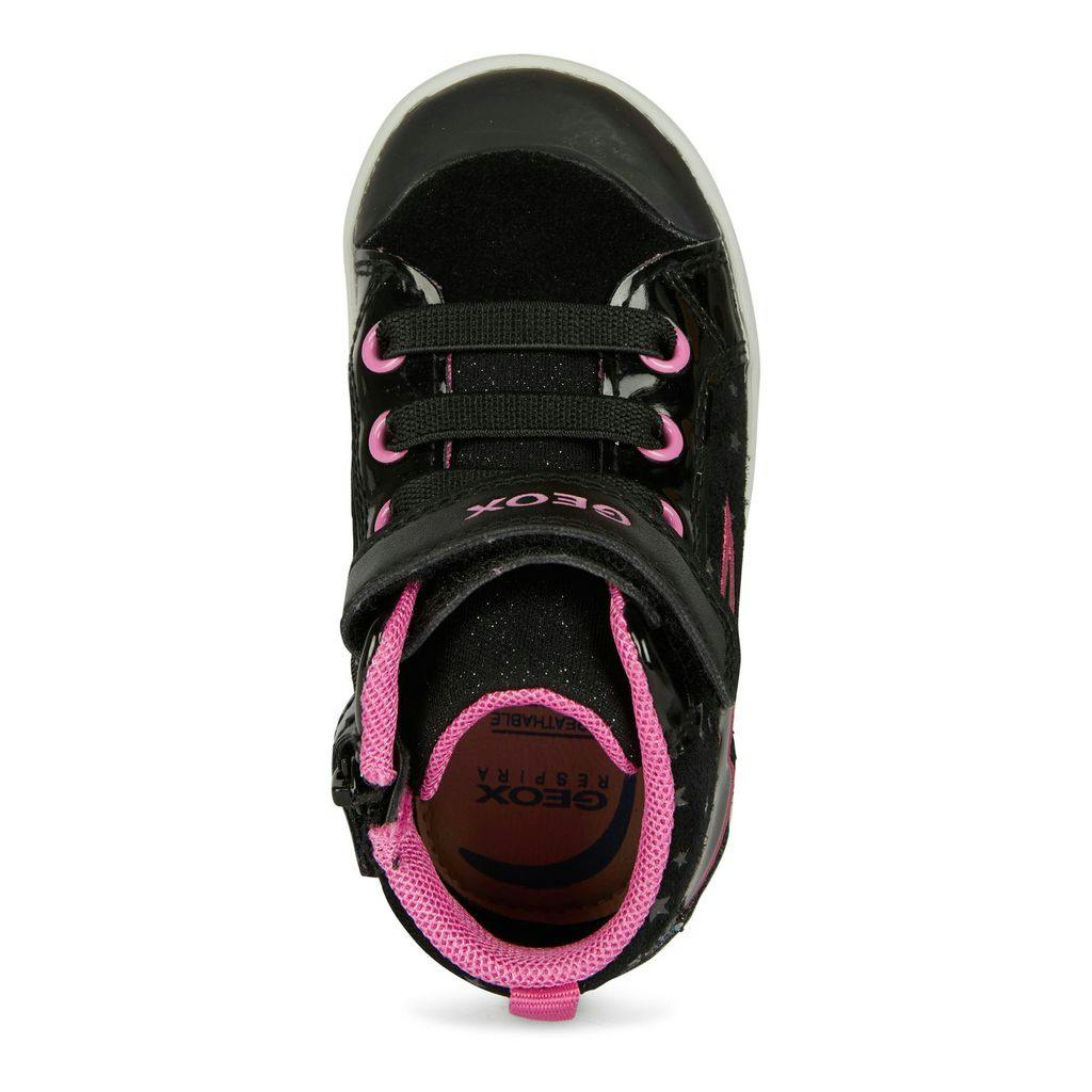 Black Kilwi Neon Bolt High Top Sneakers