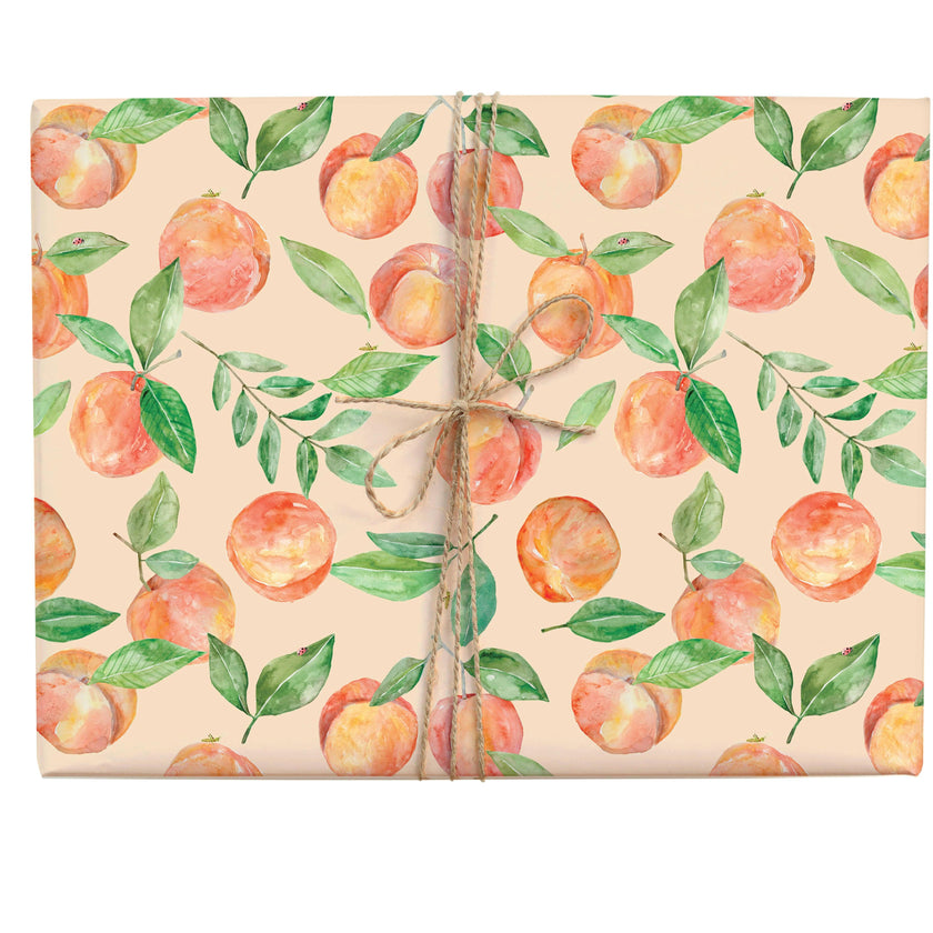 Peach Orchard Gift Wrap
