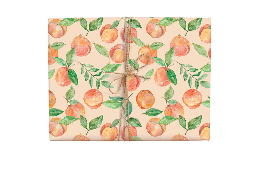 Peach Orchard Gift Wrap