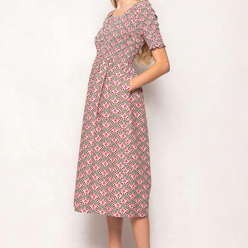 Parker Dress in Floral Fan