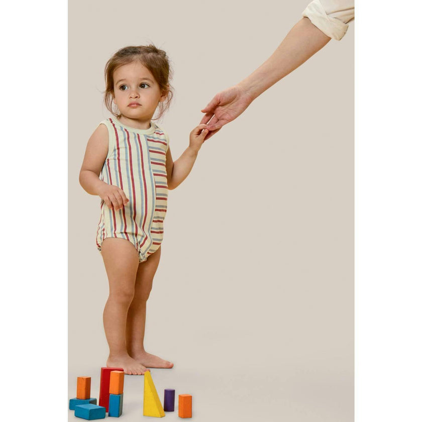 Stripe Mix Tank Onesie
