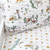 Cotton Muslin Pillowcase 2 Pack - Cowpoke