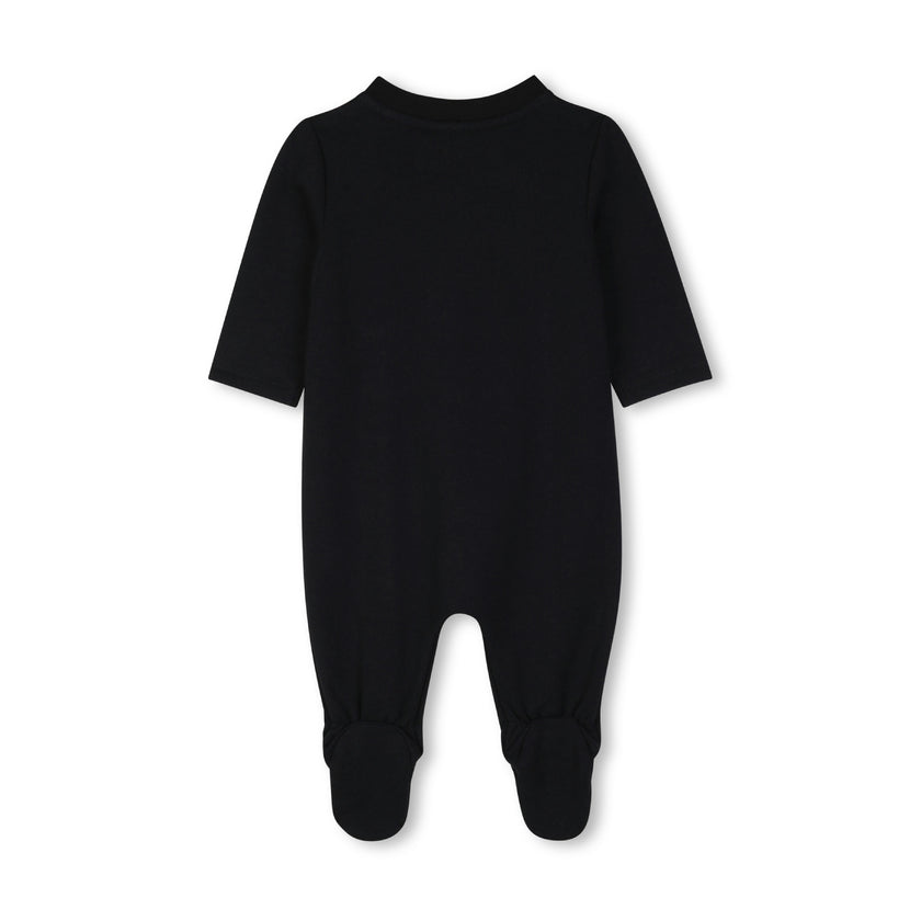 Black Logo Baby Pyjama Set