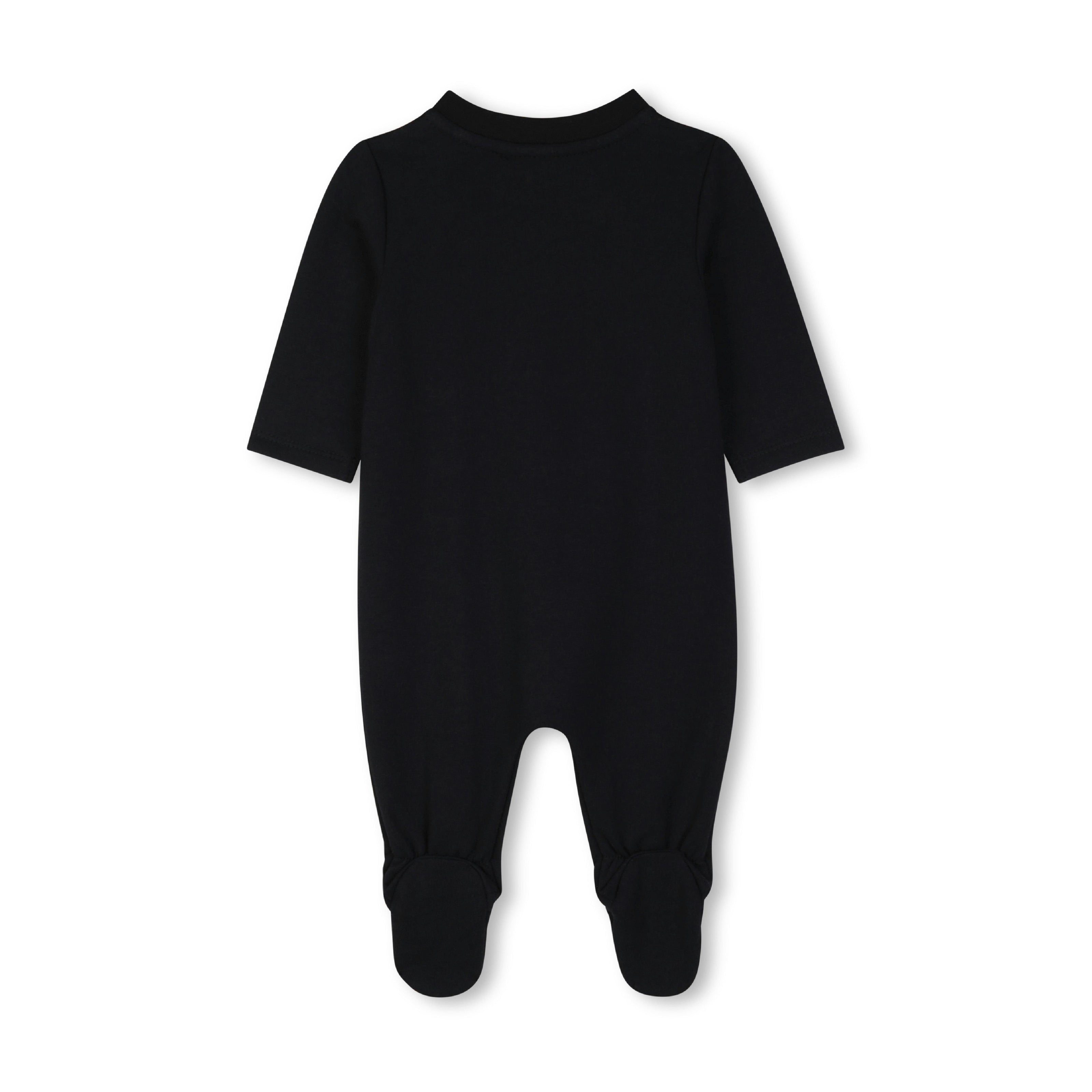 Black Logo Baby Pyjama Set