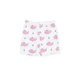 Bubbly Whale with Bow  Pink - Loungewear Short Set