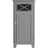 Dawson Contemporary Wooden Narrow Floor Storage Cabinet With Door For Bathrooms