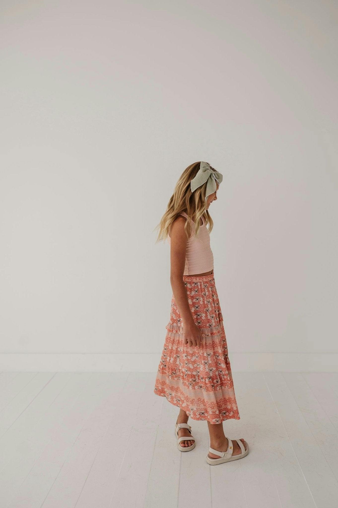 Tiered Maxi Skirt Ava Floral