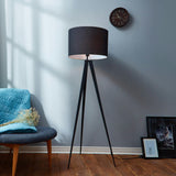 Romanza 61.81" Postmodern Tripod Floor Lamp with Drum Shade