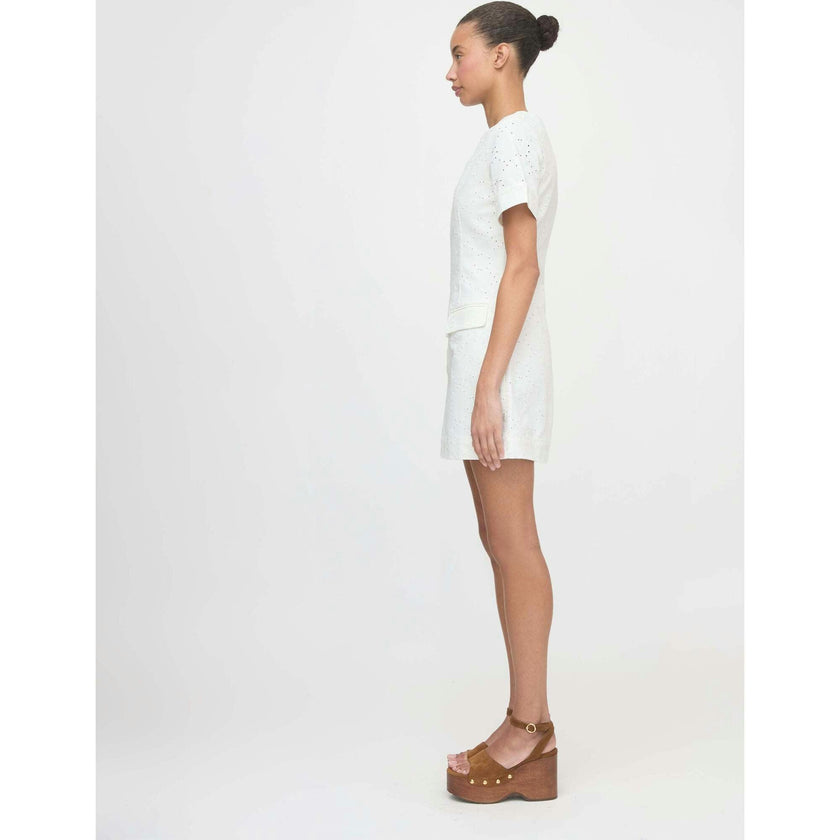 The Renata Dress - Ivory Eyelet