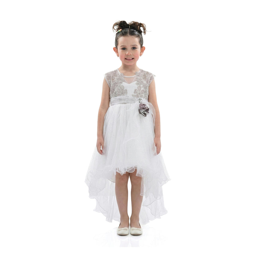 White Demi Glitter Dress