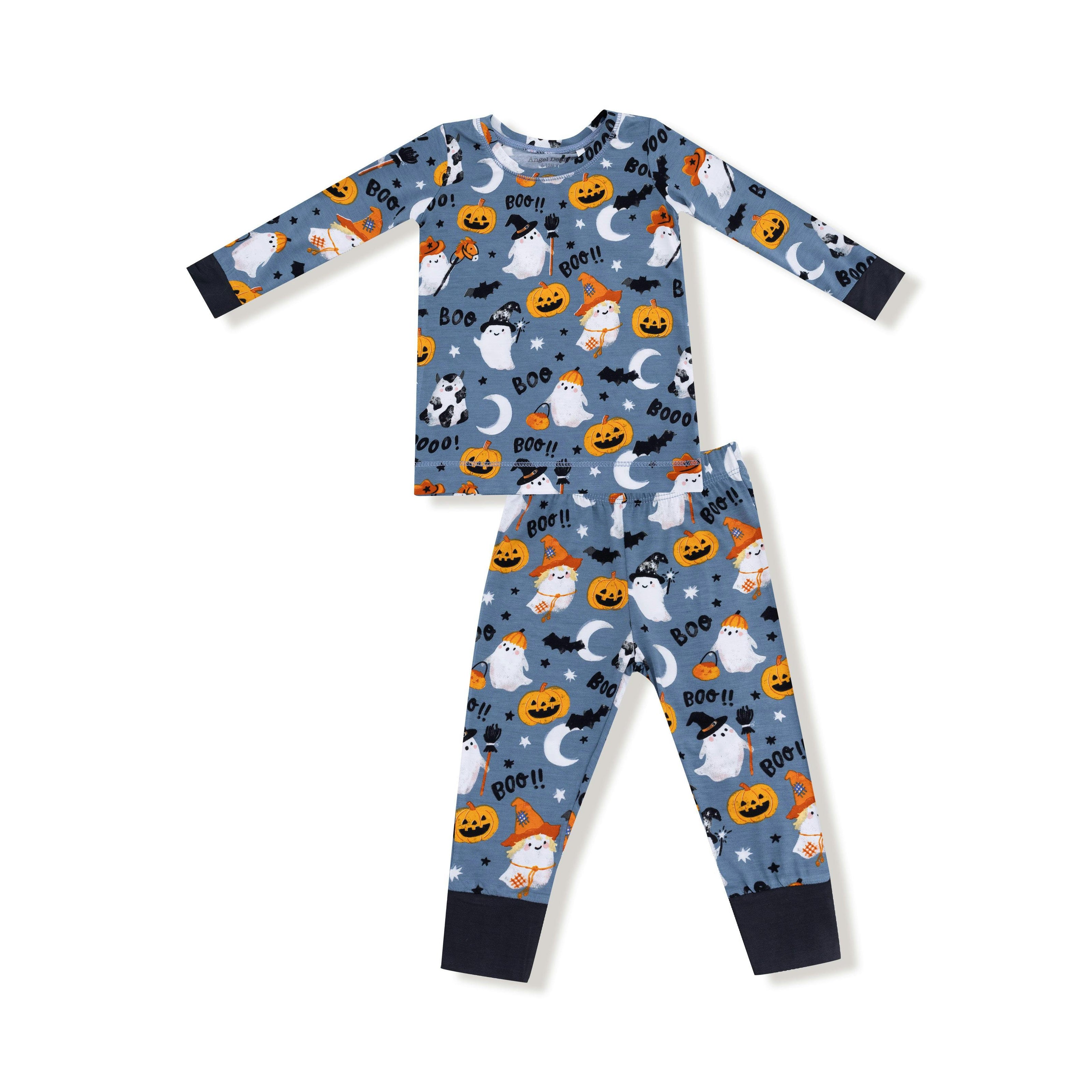 Costumed Ghosts - Glow In The Dark - Long Sleeve Loungewear Set