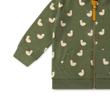 Olive Ducks Reversible Easy Rider Jacket, Green