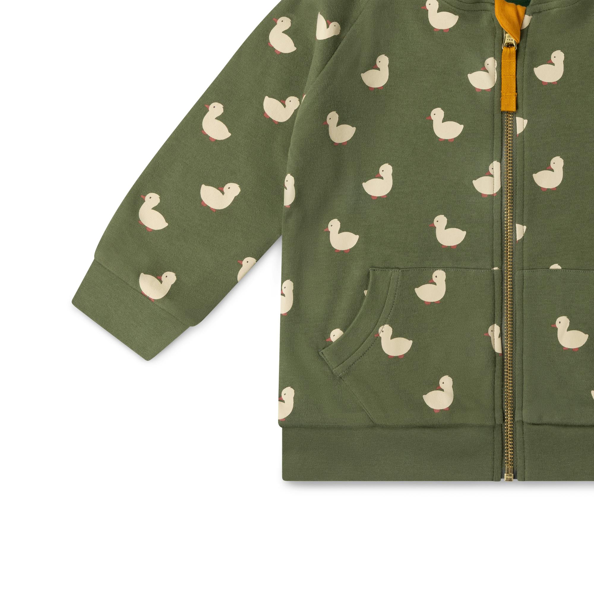 Olive Ducks Reversible Easy Rider Jacket, Green