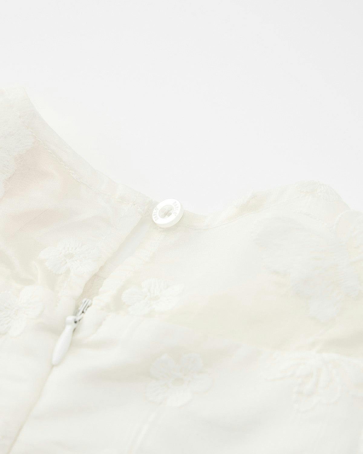 Alisha Frill Embroidered Mini Dress (Baby)
