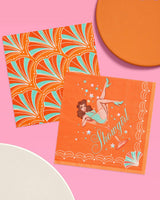 Showgirl Napkins - 24 cocktail napkins