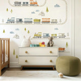 Train Kit • Small • Peel-and-Stick Wall Decals