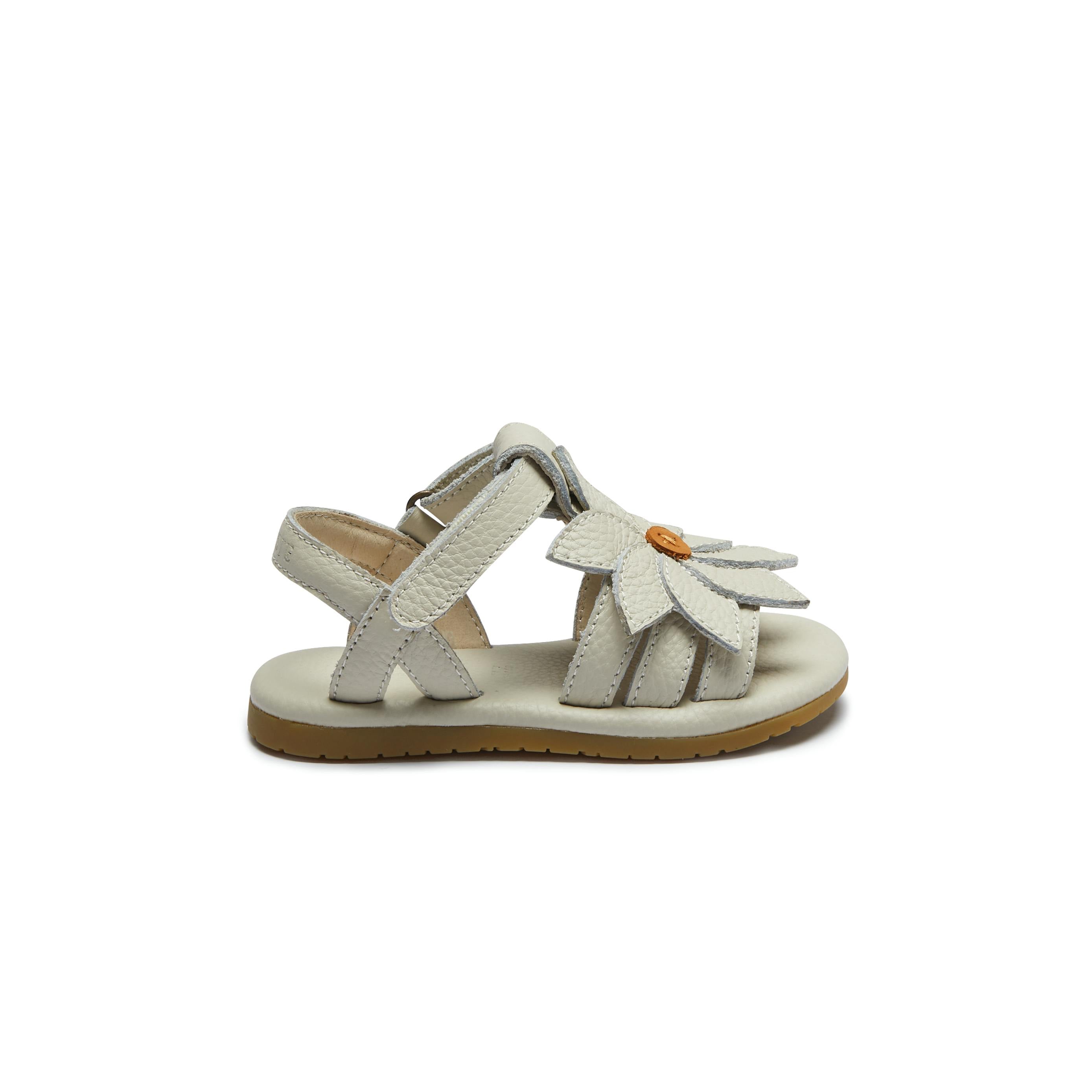 Jiles Fields Sandals | Daisy | Off White Leather