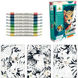 Artissimo - Acrylic Markers By Numbers Jungle - 7y+