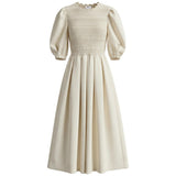 Knit Woven Combo Dress