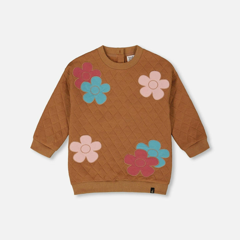 Quilted Tunic with Flowers