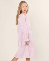 Girl's Twill Delphine Nightgown in Sweethearts