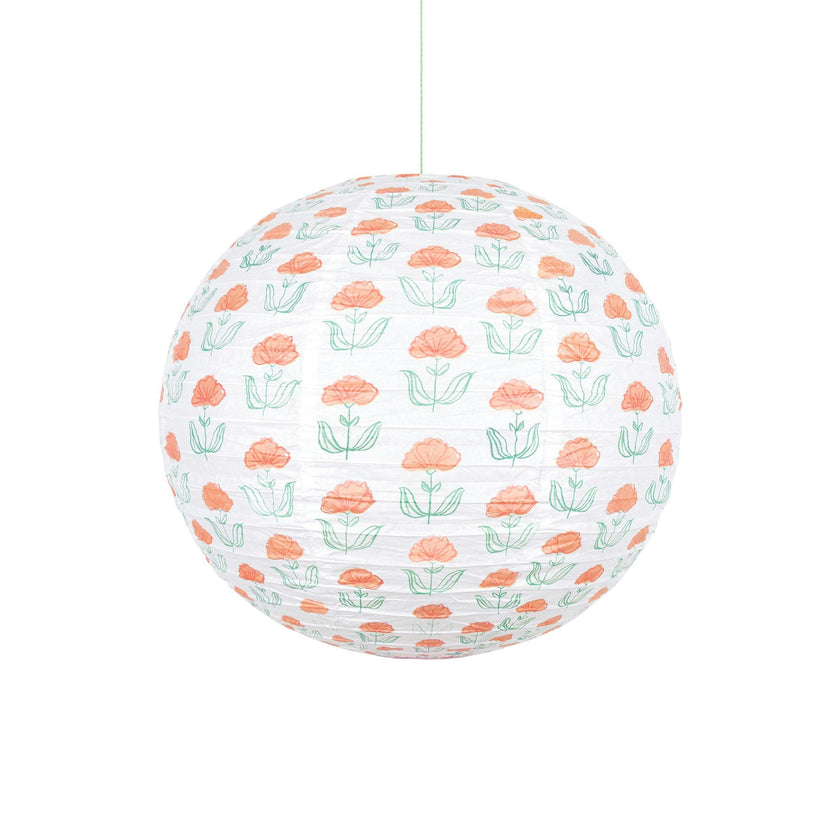 Flora Orange & Blue Lanterns
