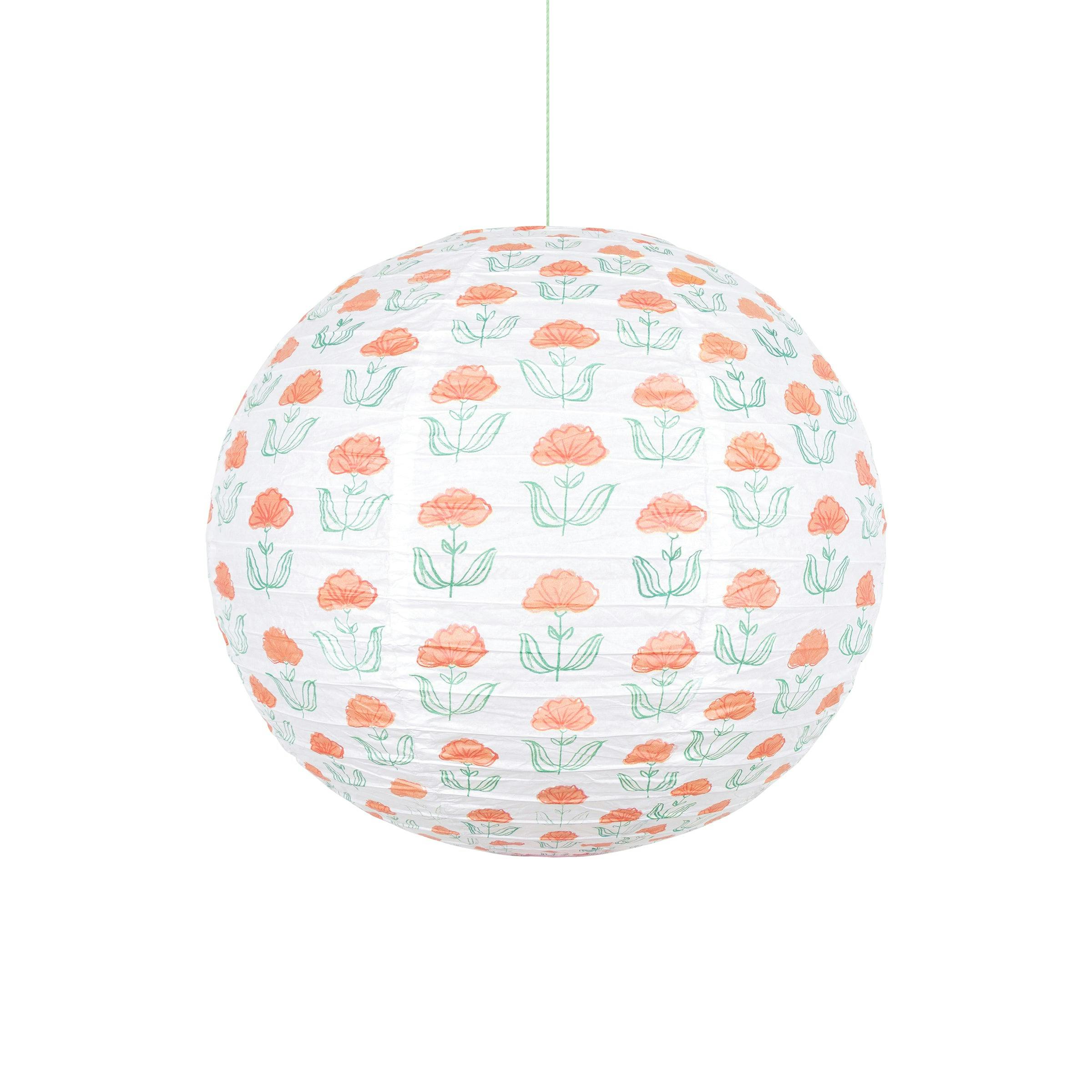 Flora Orange & Blue Lanterns