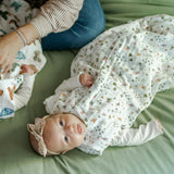 Cotton Muslin Sleep Bag - Garden Bees