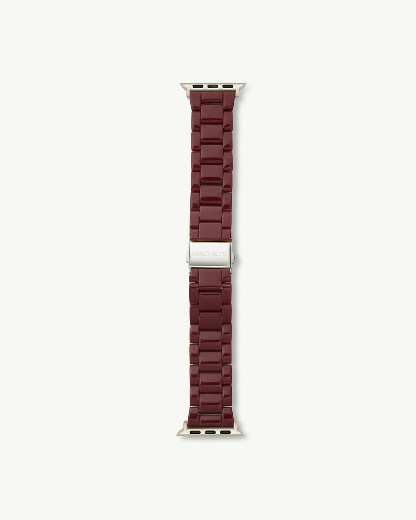 Apple Watch Band in Oxblood