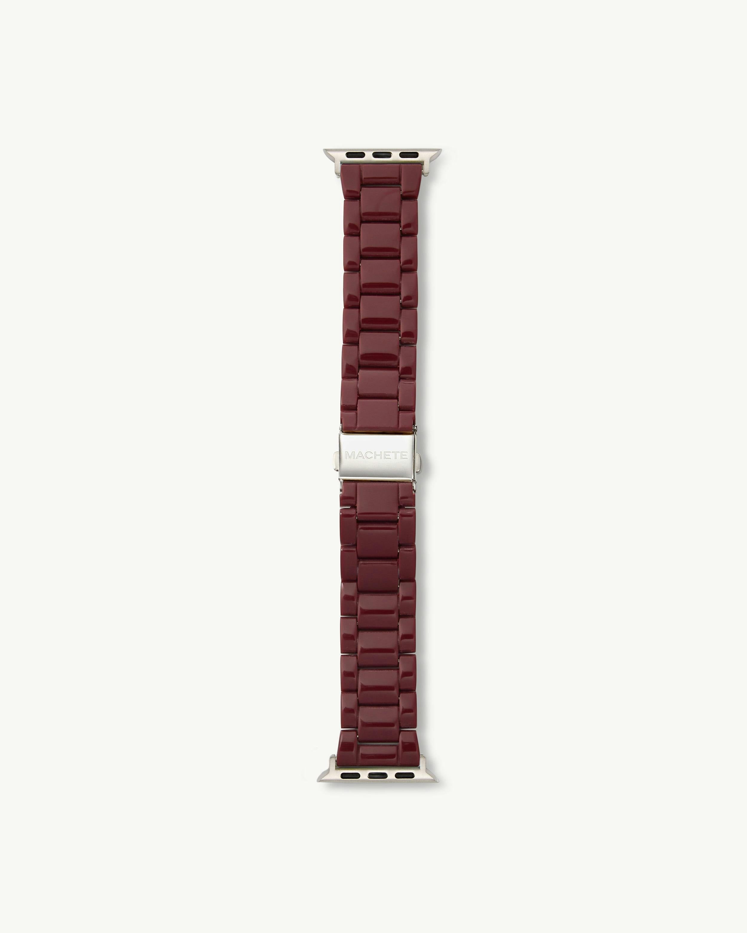 Apple Watch Band in Oxblood