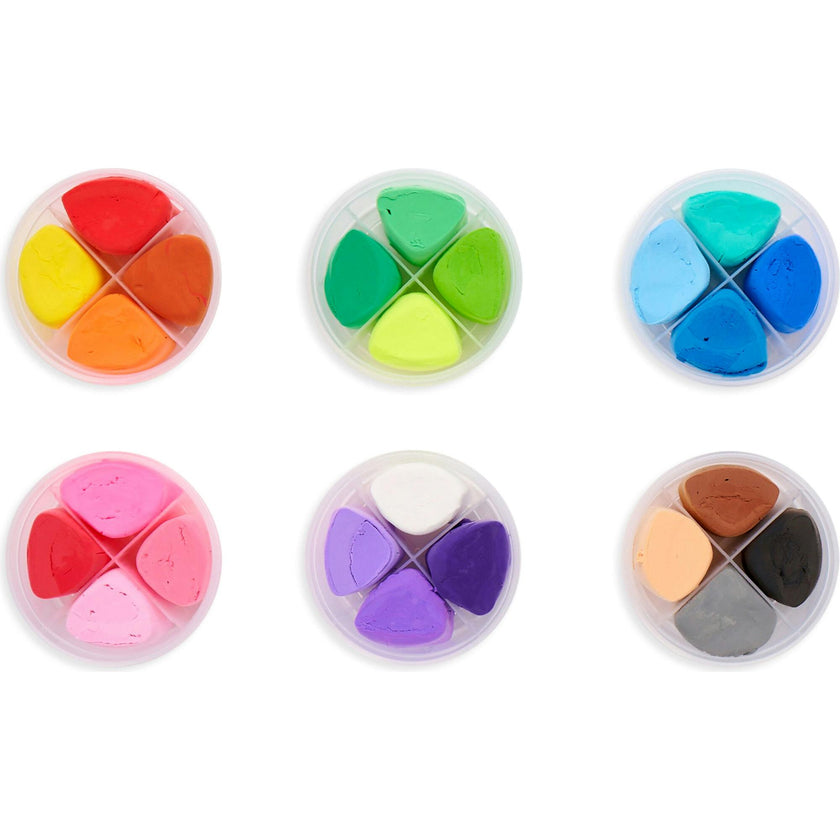 Creatibles Deluxe Air Dry Clay Kit - Set of 24 Colors