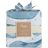 Caspian Quilted Change Pad Cover (Whale)
