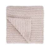 Chenille - Stone Blanket with Striped Texture