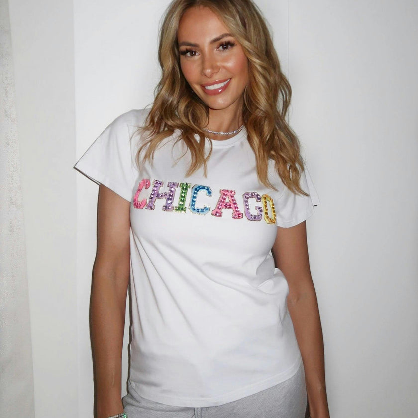 Women's Rainbow Chicago Gem T-shirt