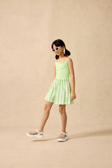 Crossback Swimsuit in Pistachio Wand