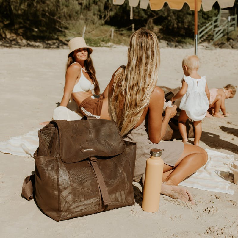 Beach Hauler™ Mesh Backpack - Espresso