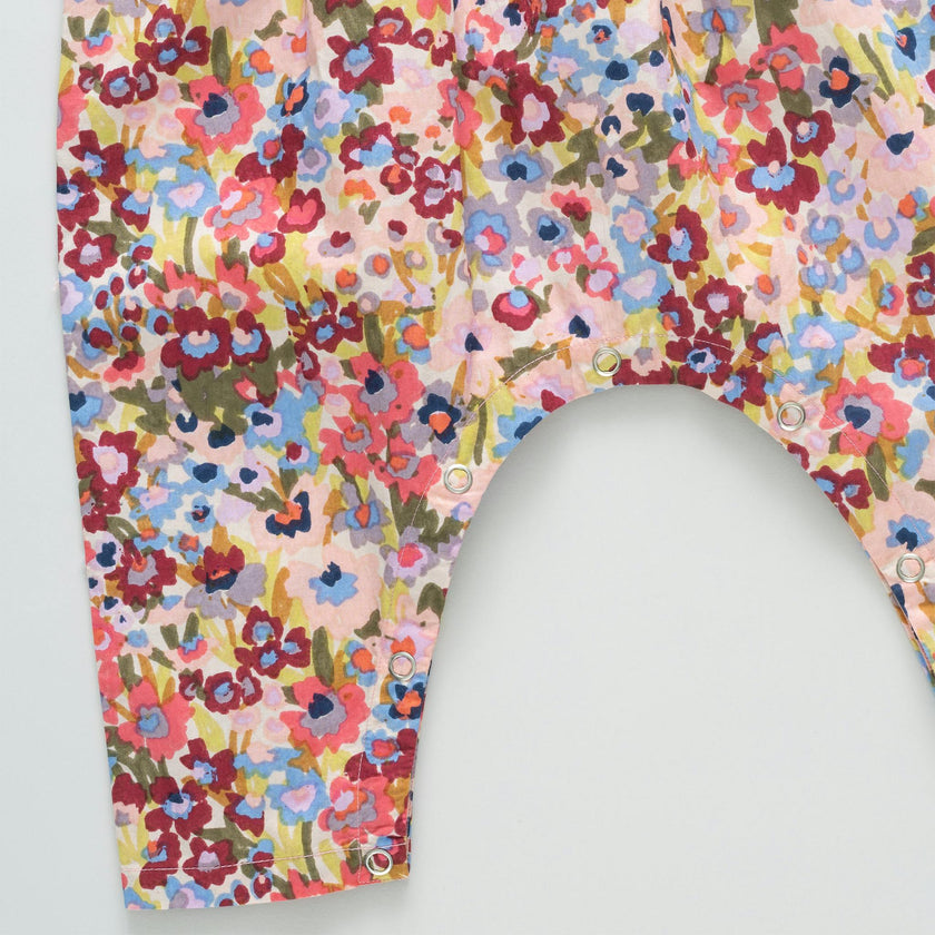 Baby Girls Jennifer Jumper - Burgundy Sketched Floral