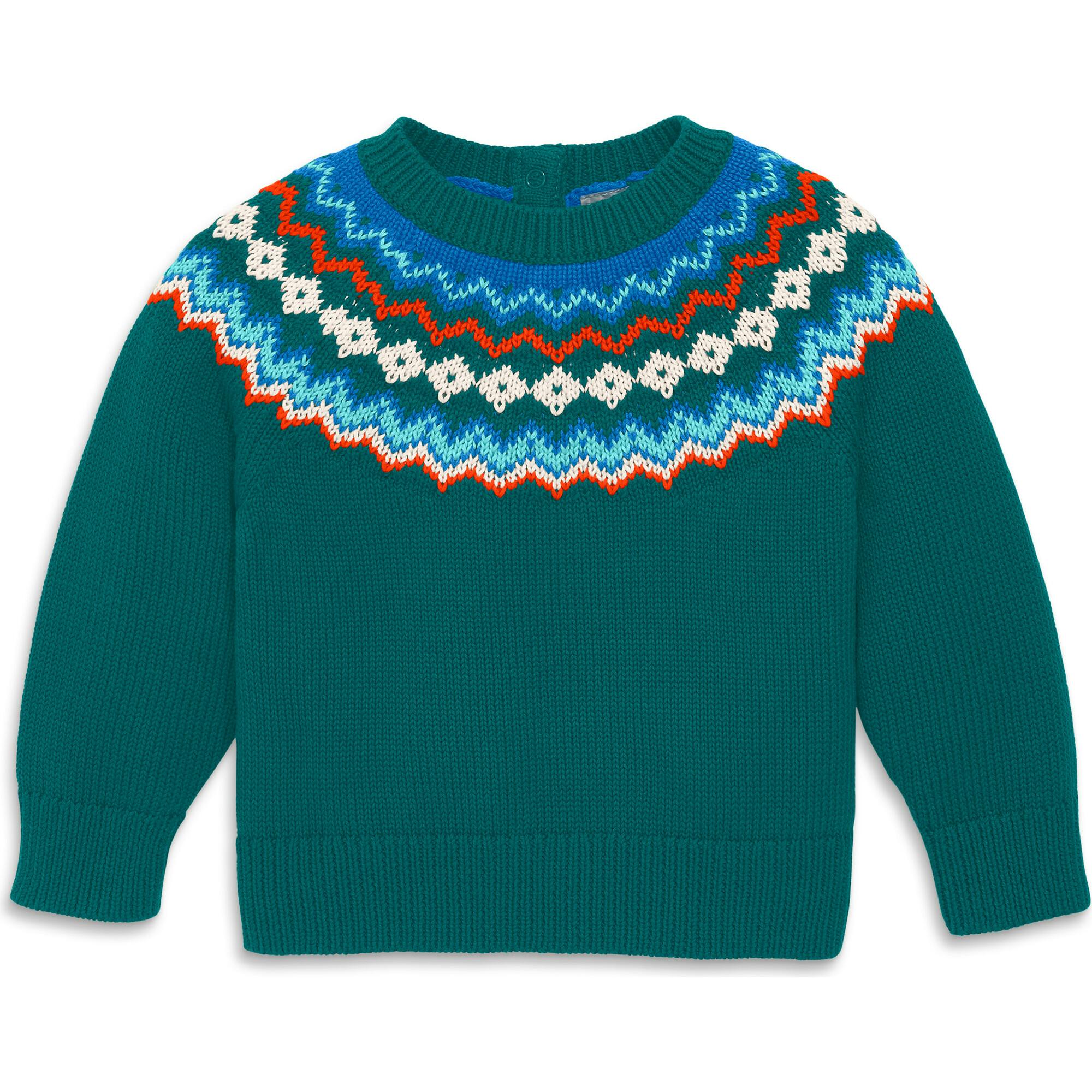 Baby fair isle sweater
