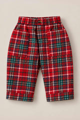Boys Oliver Pants in Christmas Cheer Plaid