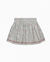 Arabella Floral Ric-Rac Skirt in Pink