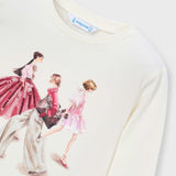 White Fashion Sketch Tee